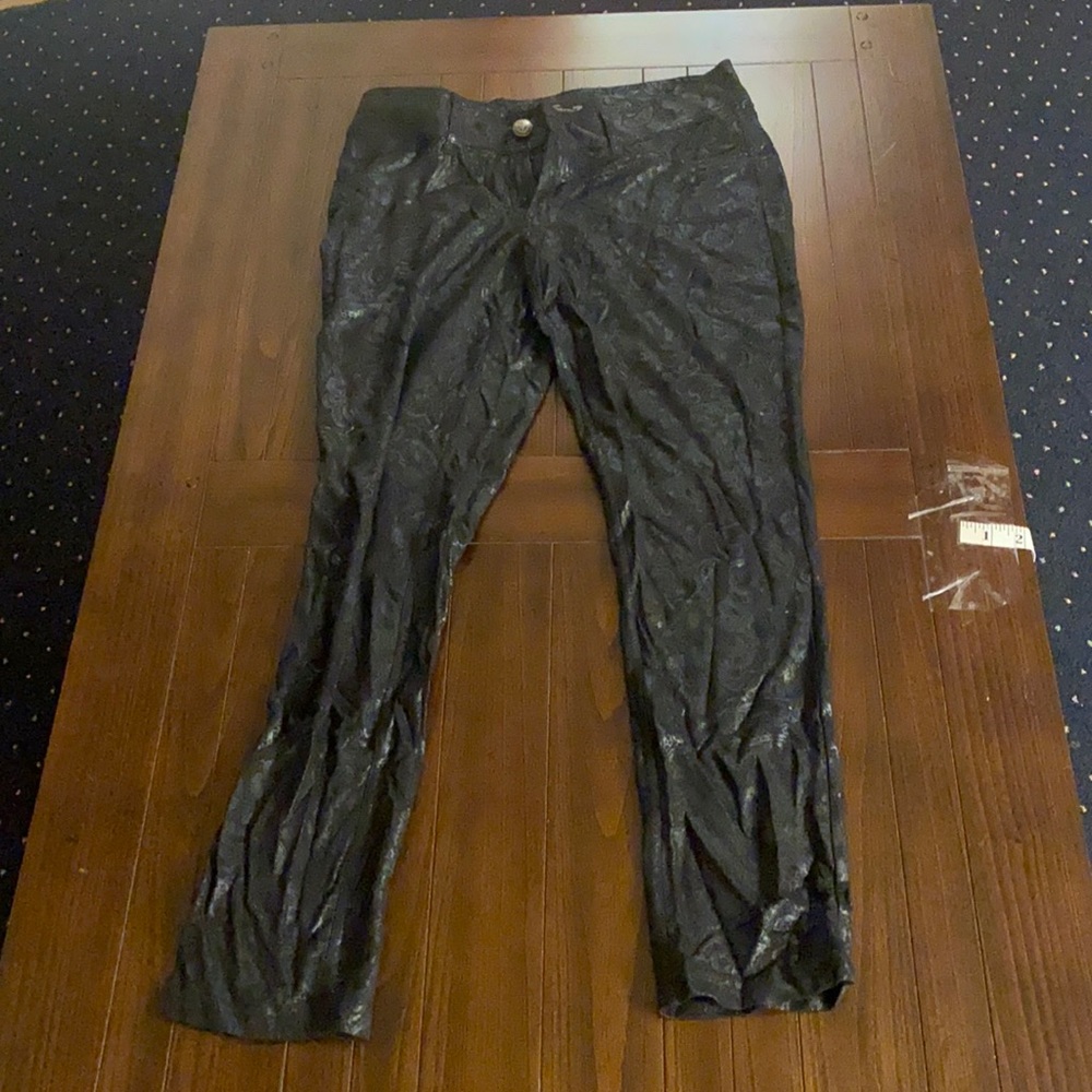 Seven7 black pleather pants